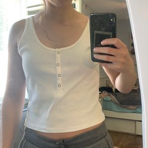Wild fable white tank top